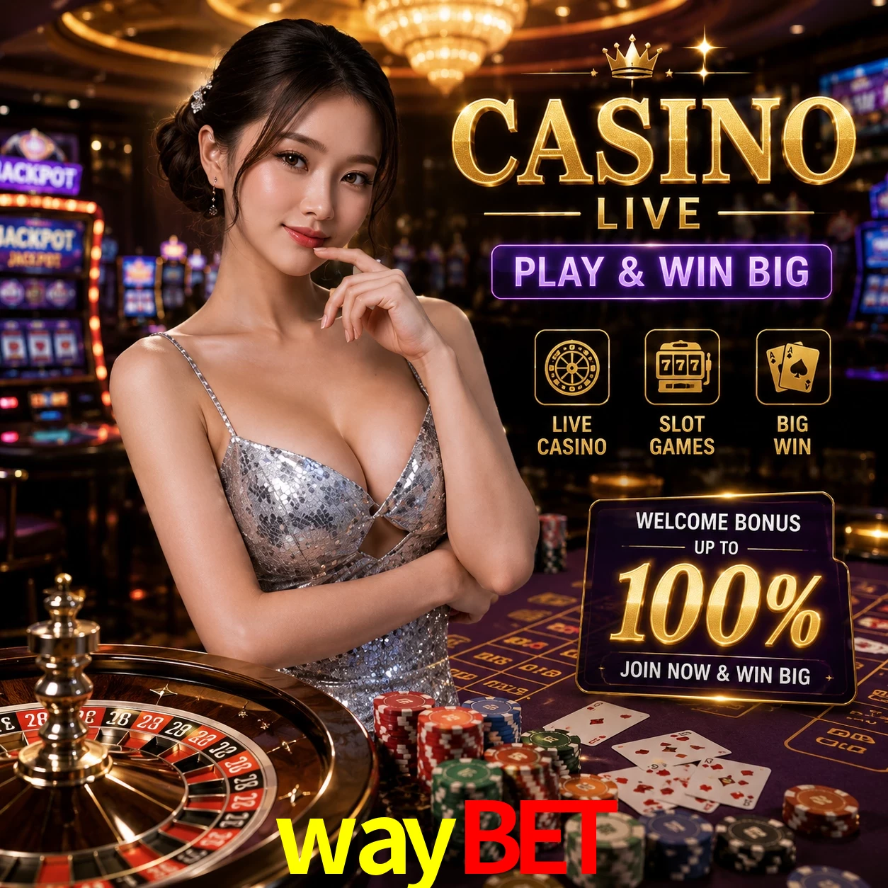 Aplicativo móvel waybet para iOS e Android