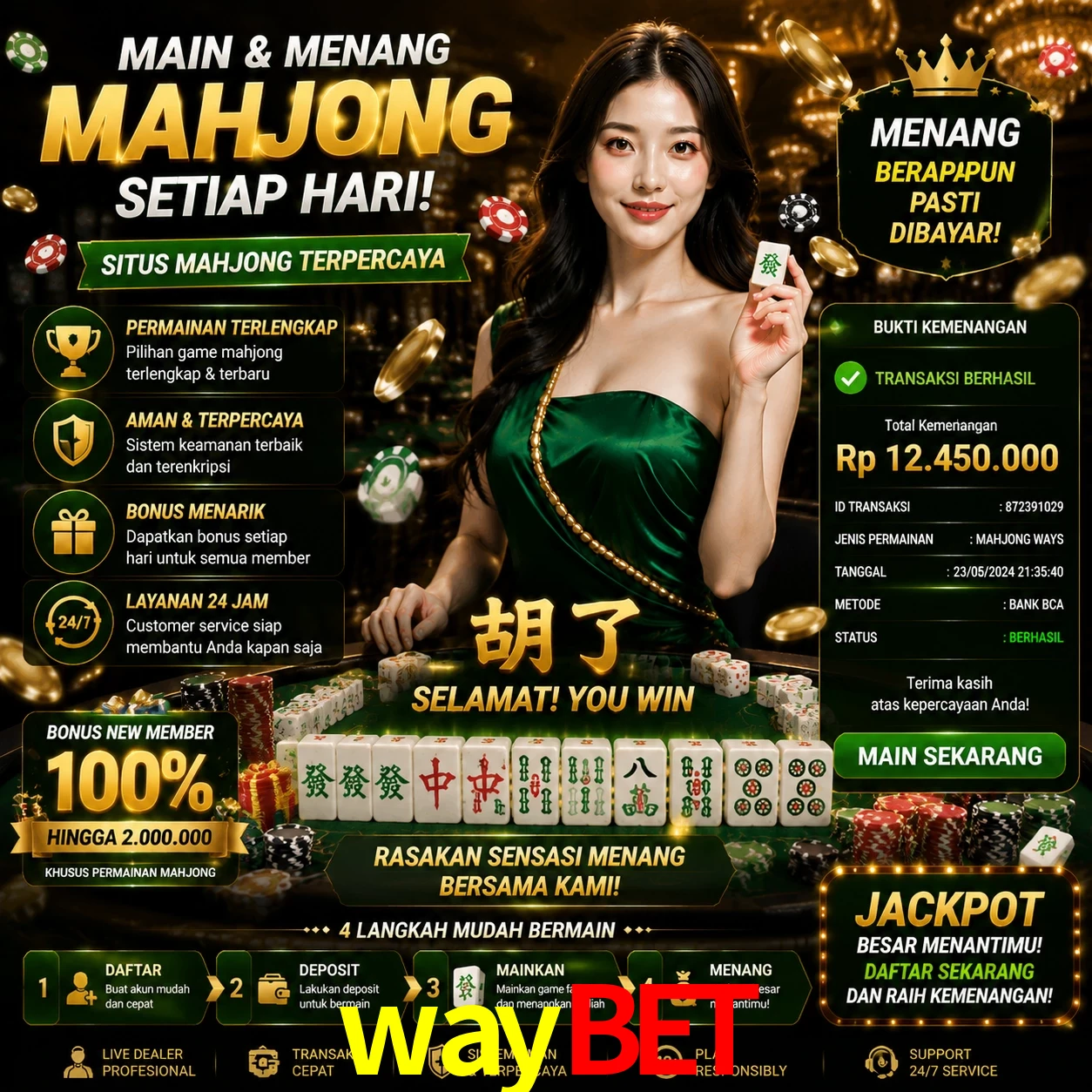 Ganhar e sacar na waybet